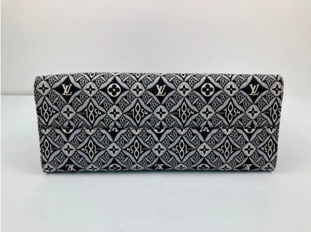 Louis Vuitton Jacquard Textile Since 1854 Onthego GM in Grey