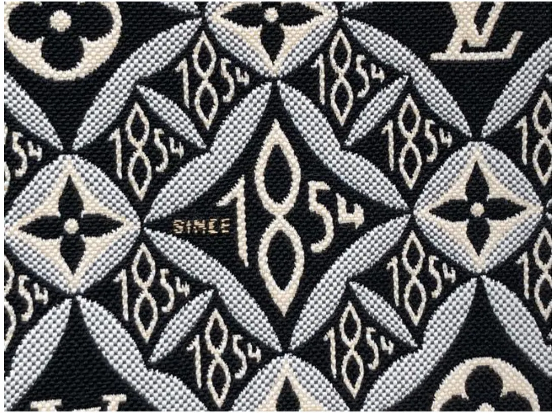 Louis Vuitton Jacquard Textile Since 1854 Onthego GM in Grey