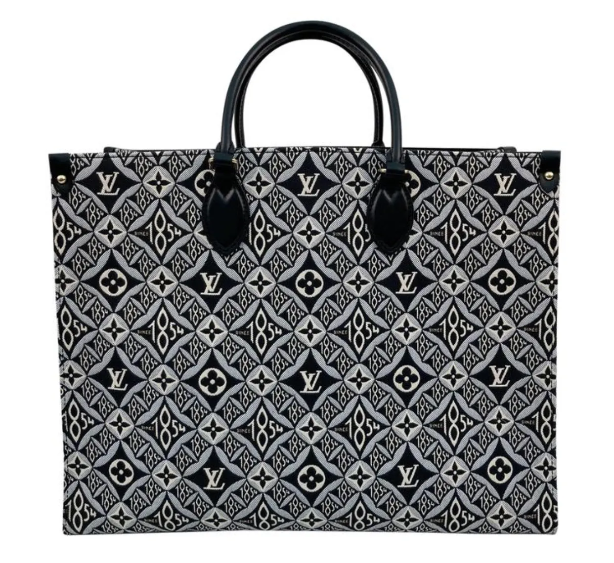 Louis Vuitton Jacquard Textile Since 1854 Onthego GM in Grey