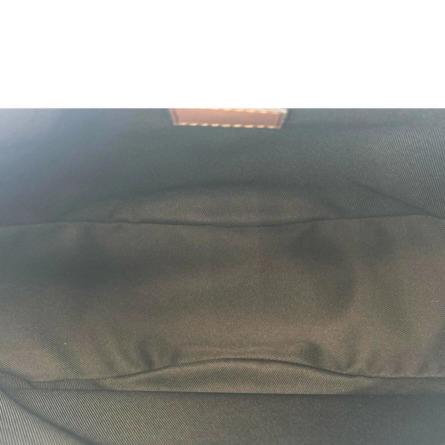 LOUIS VUITTON Loop Reverse Monogram Canvas Hobo Shoulder Bag Brown