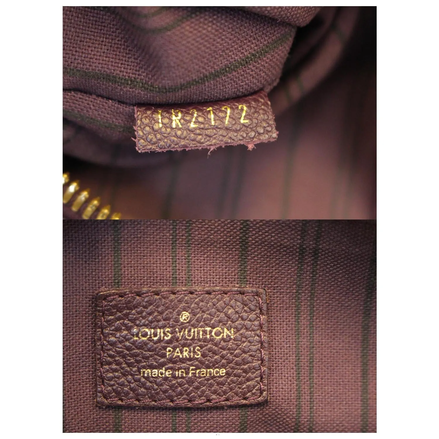 LOUIS VUITTON Lumineuse PM Monogram Empreinte Leather Shoulder Bag
