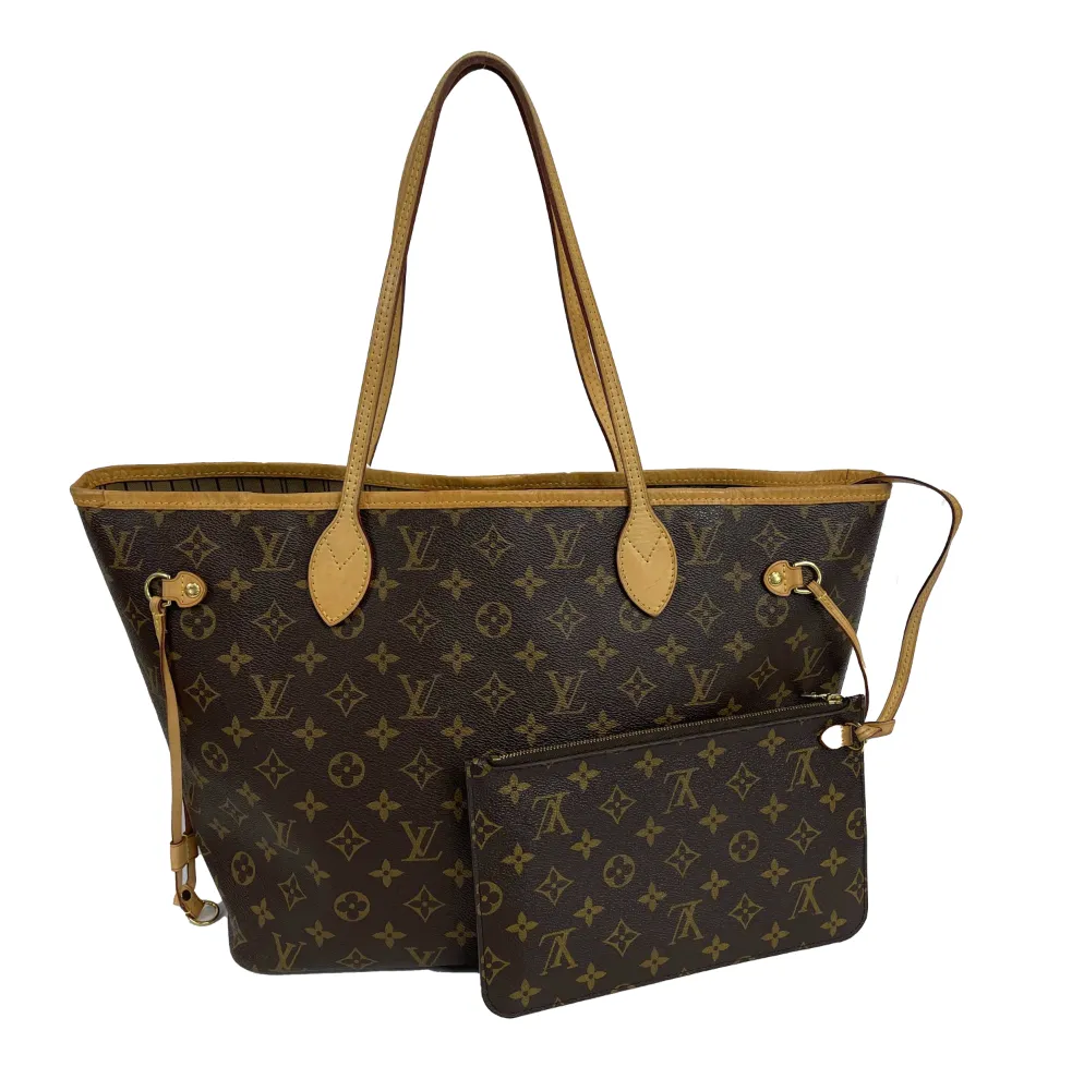 Louis Vuitton - LV Neverfull NM MM - Brown Tote w/ Pouch