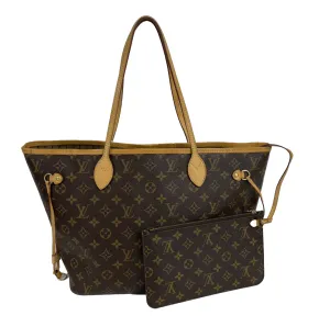 Louis Vuitton - LV Neverfull NM MM - Brown Tote w/ Pouch