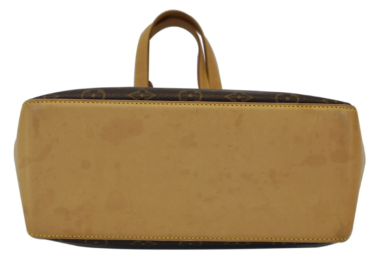 LOUIS VUITTON Monogram Canvas Brown Piano Cabas Tote Bag