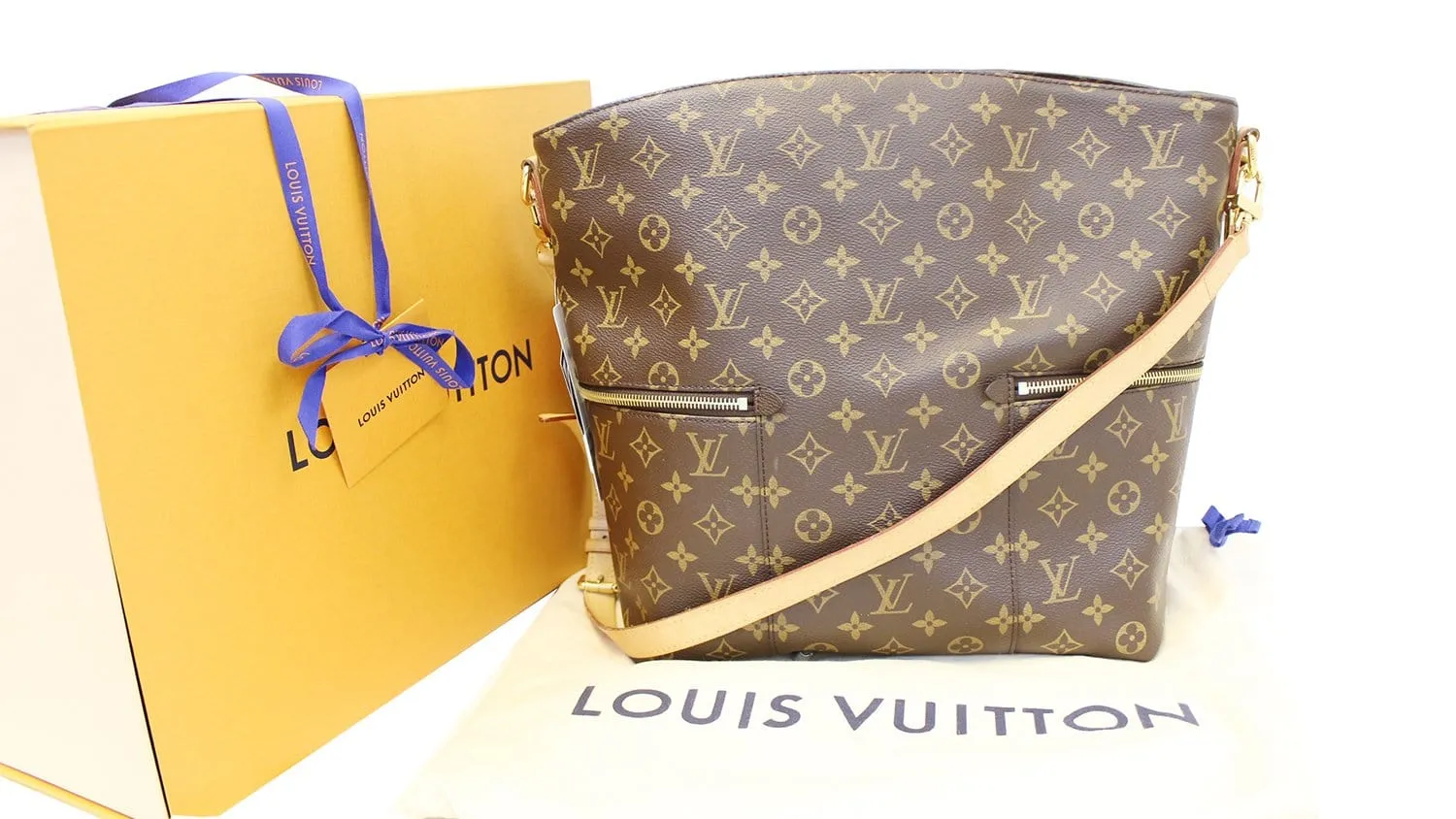 LOUIS VUITTON Monogram Canvas Melie Hobo Shoulder Bag