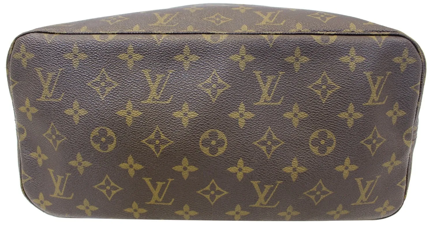 LOUIS VUITTON Monogram Canvas Neverfull MM Tote Shoulder Bag
