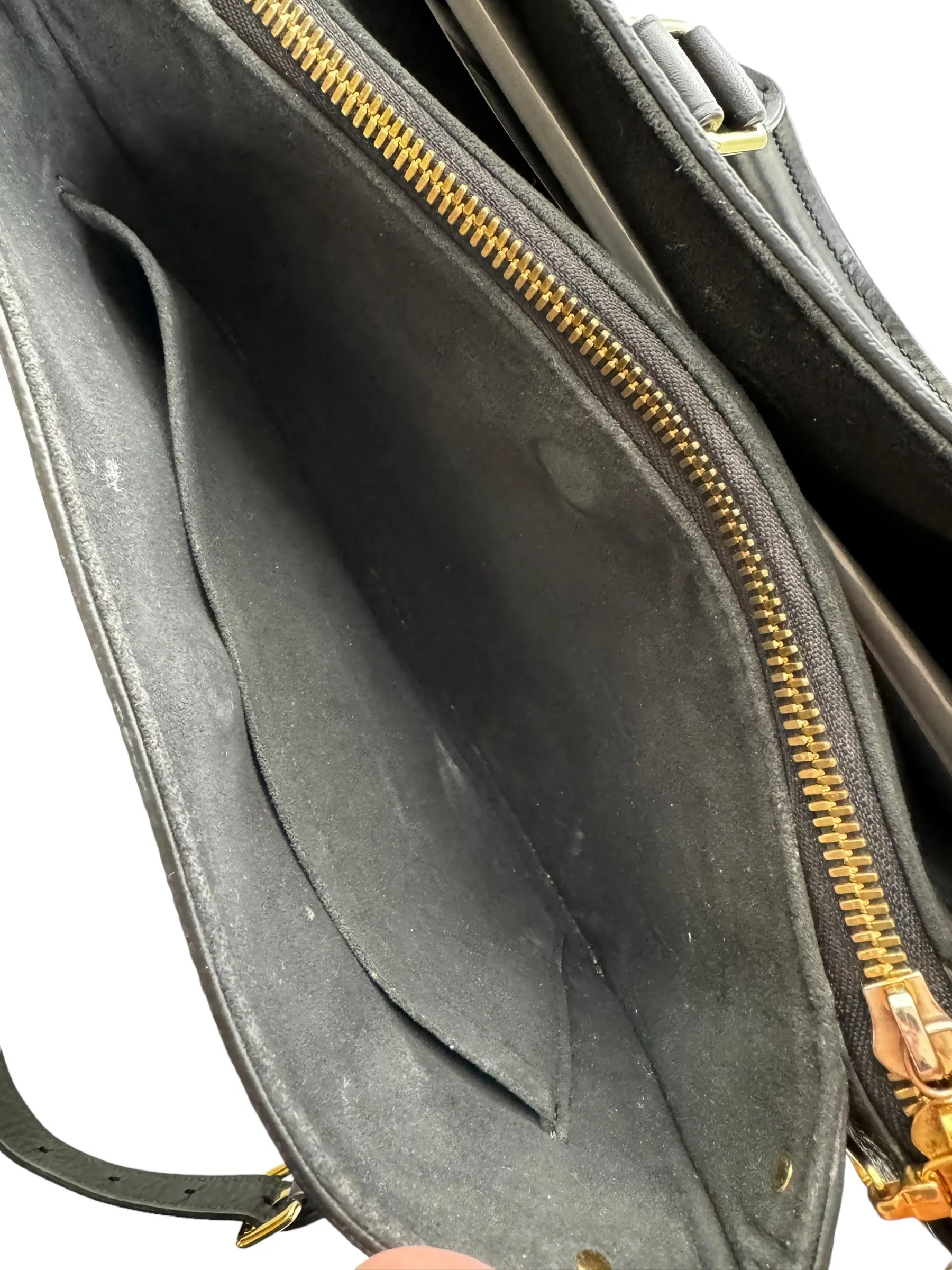 Louis Vuitton Monogram Soufflot BB Tote Black