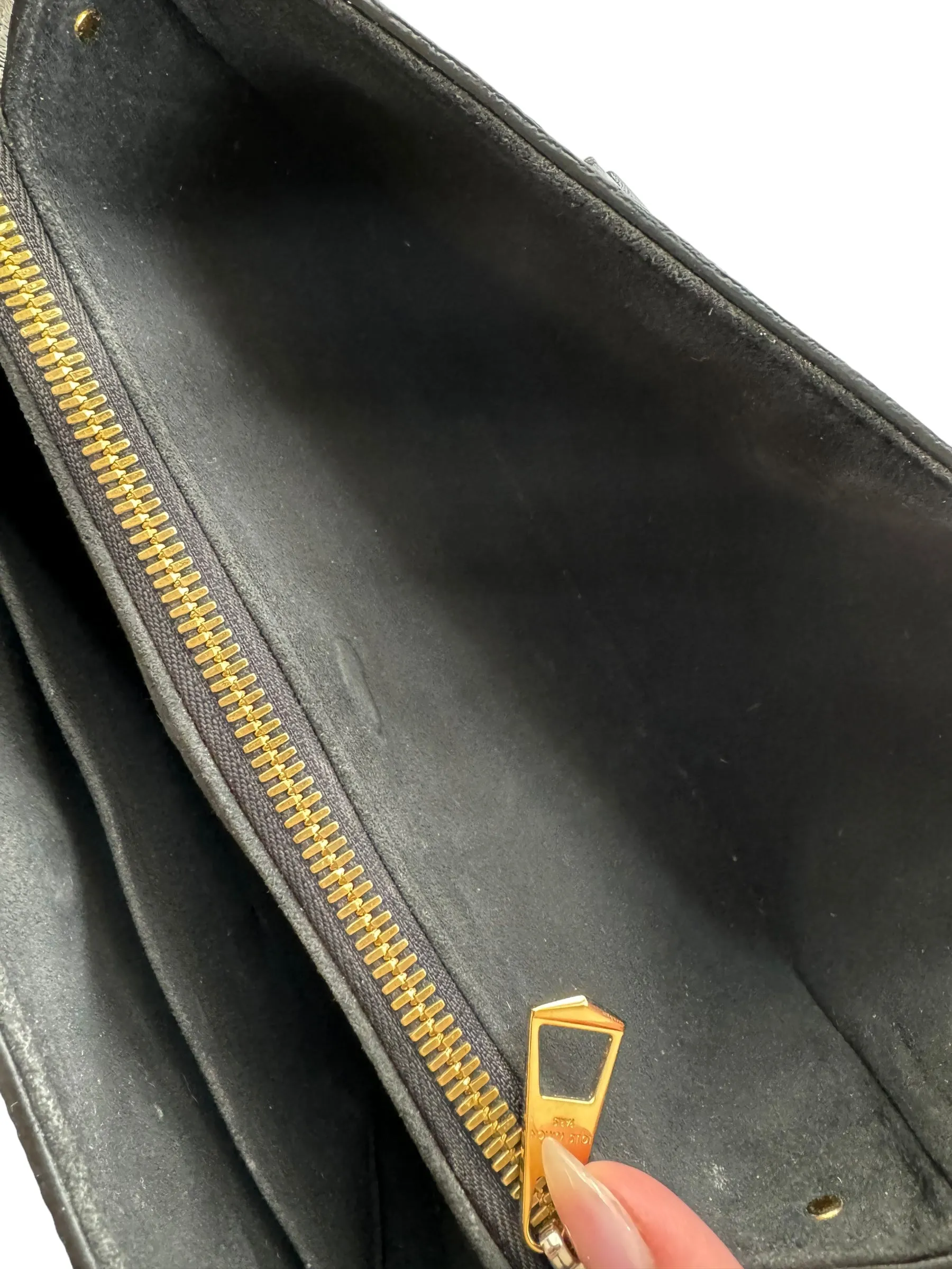 Louis Vuitton Monogram Soufflot BB Tote Black
