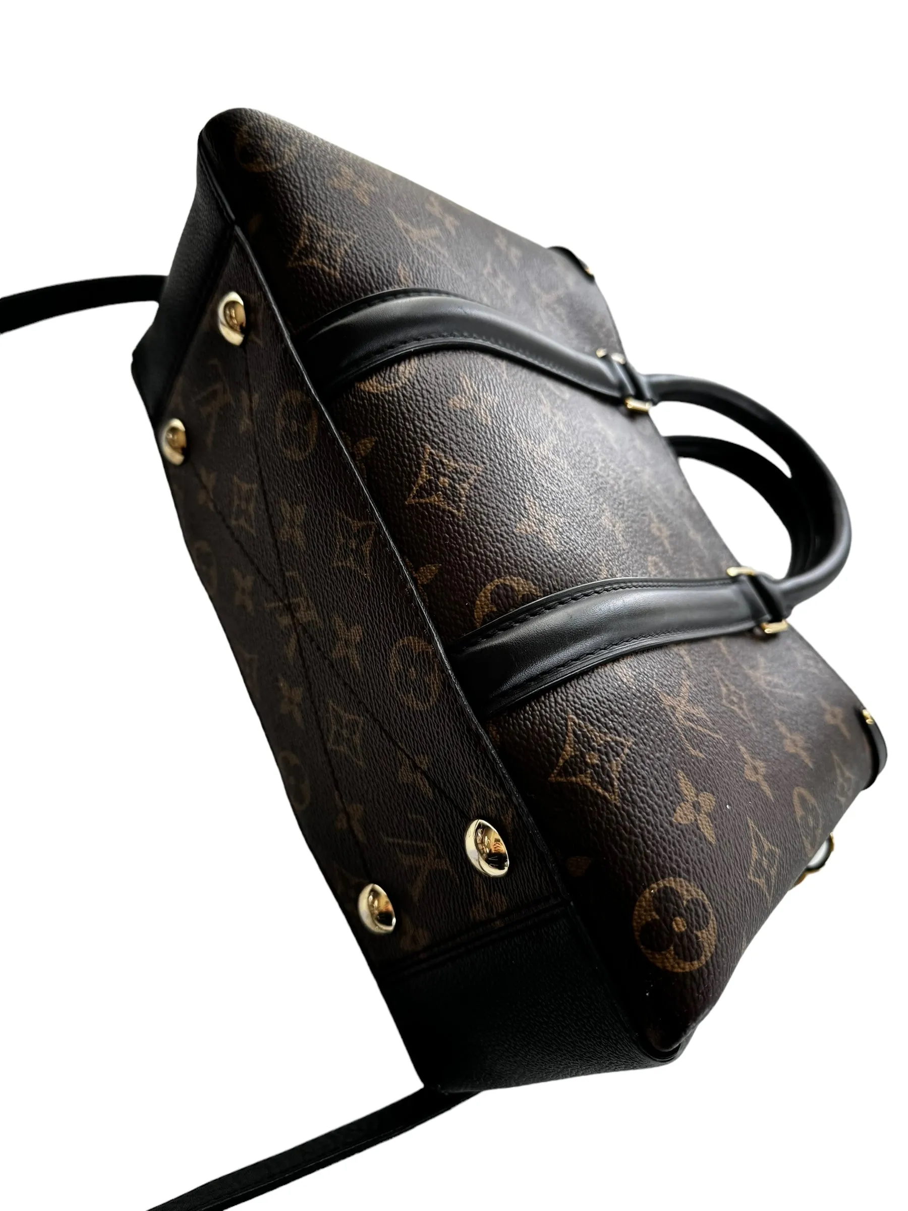 Louis Vuitton Monogram Soufflot BB Tote Black