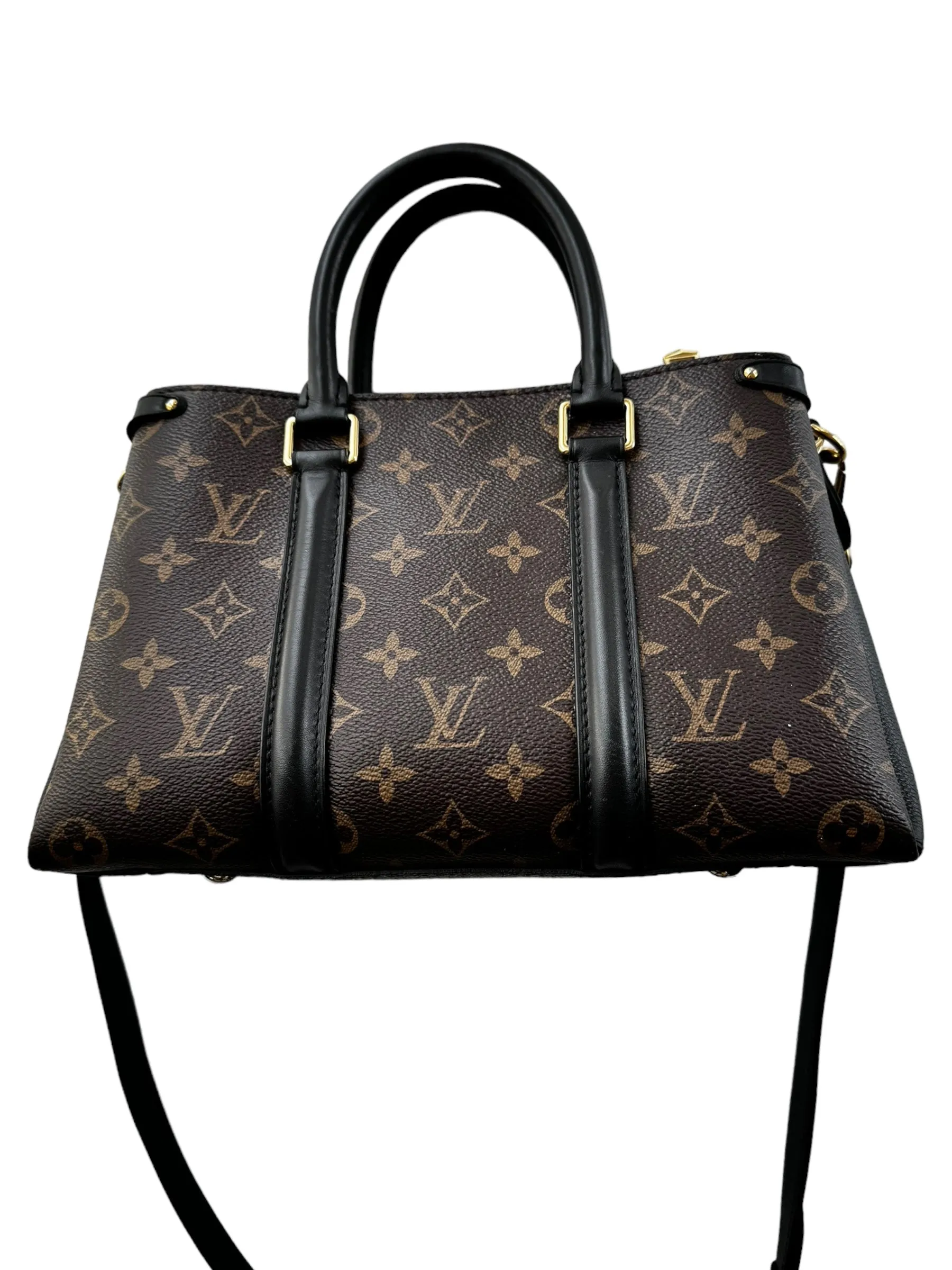 Louis Vuitton Monogram Soufflot BB Tote Black