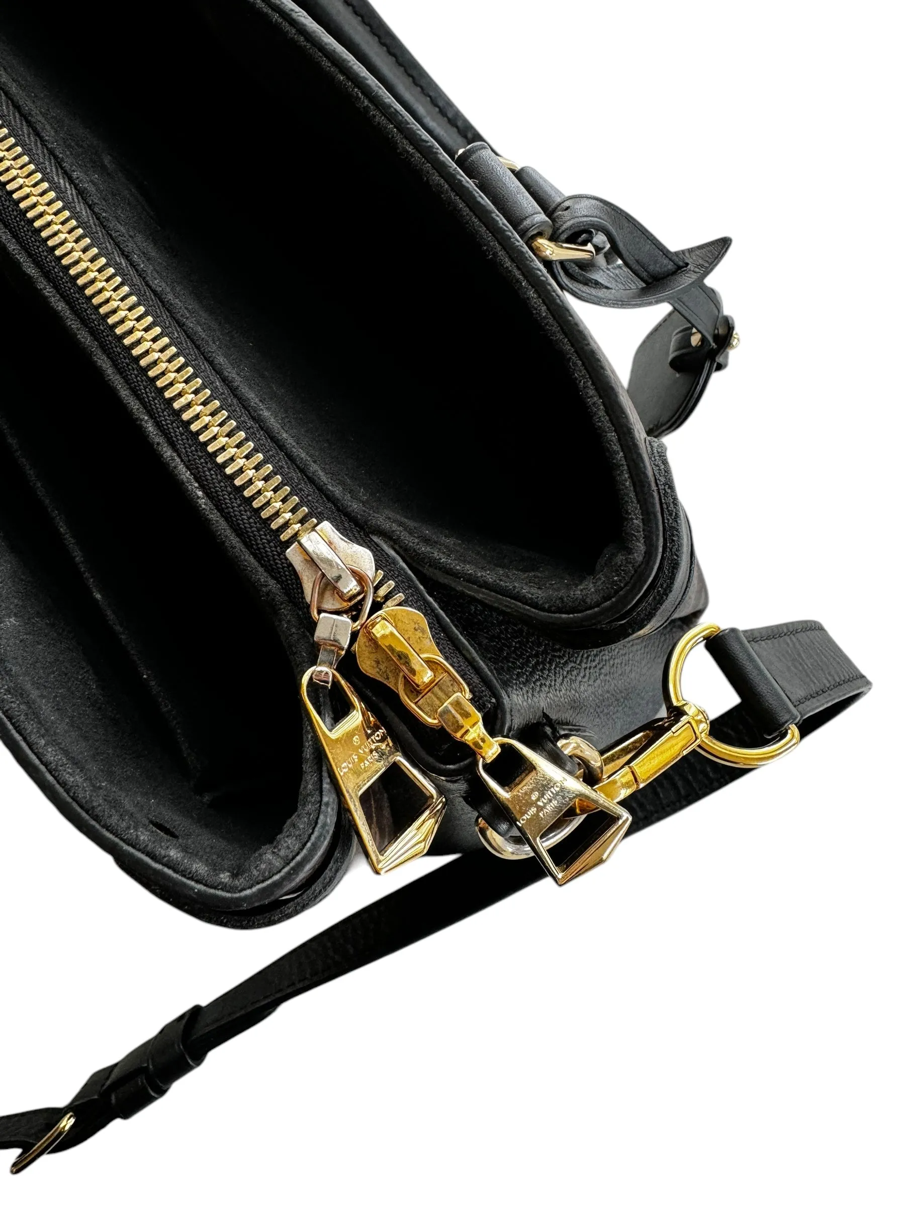 Louis Vuitton Monogram Soufflot BB Tote Black