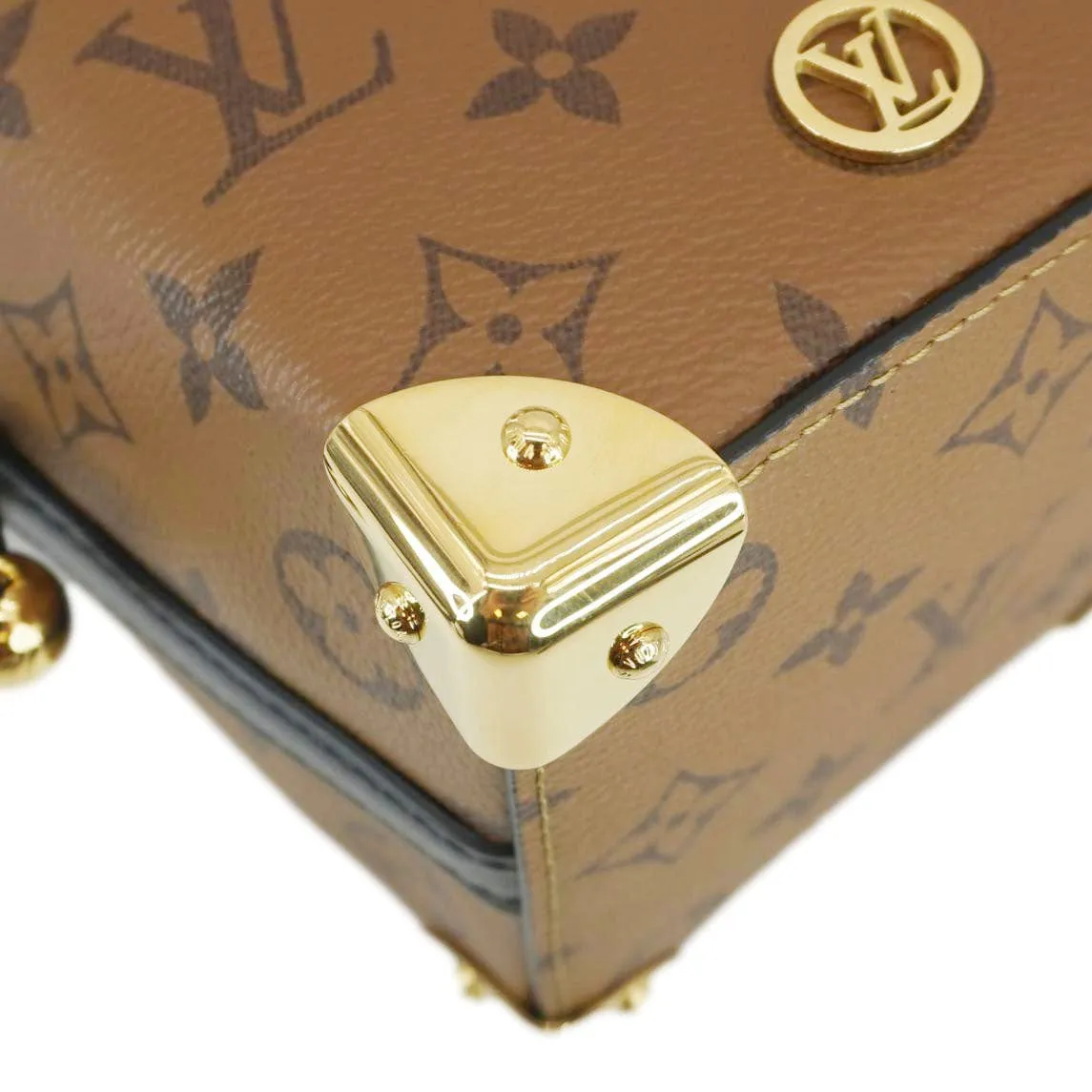 LOUIS VUITTON Noe Monogram Reverse Canvas Purse Brown