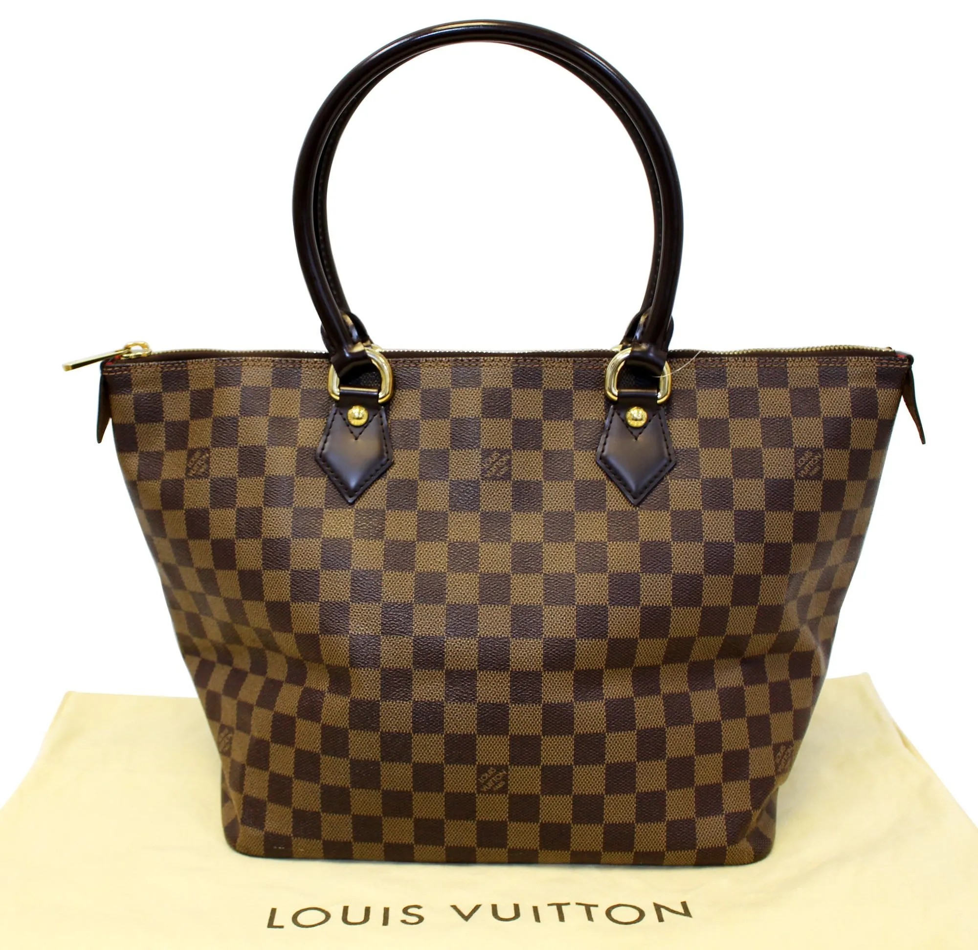 LOUIS VUITTON Saleya MM Damier Ebene Shoulder Bag