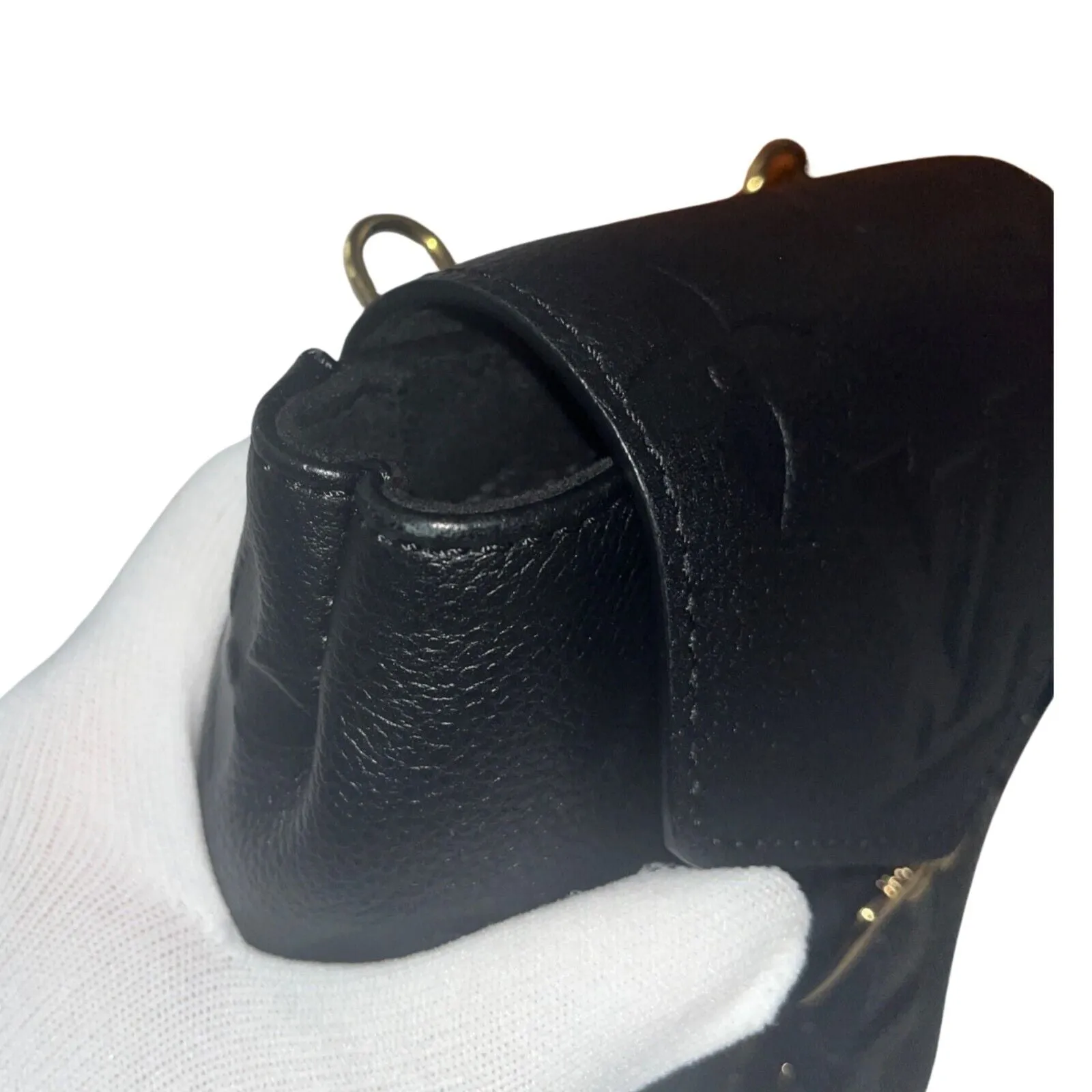 Louis Vuitton Tiny Backpack Monogram Empreinte Giant Leather Black