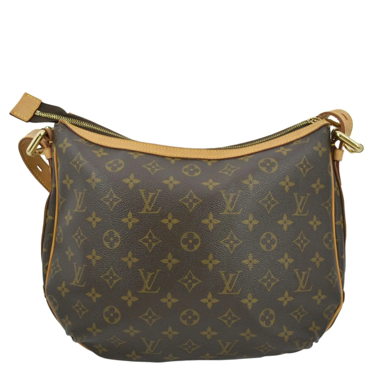 LOUIS VUITTON Tulum GM Monogram Canvas Crossbody Bag Brown