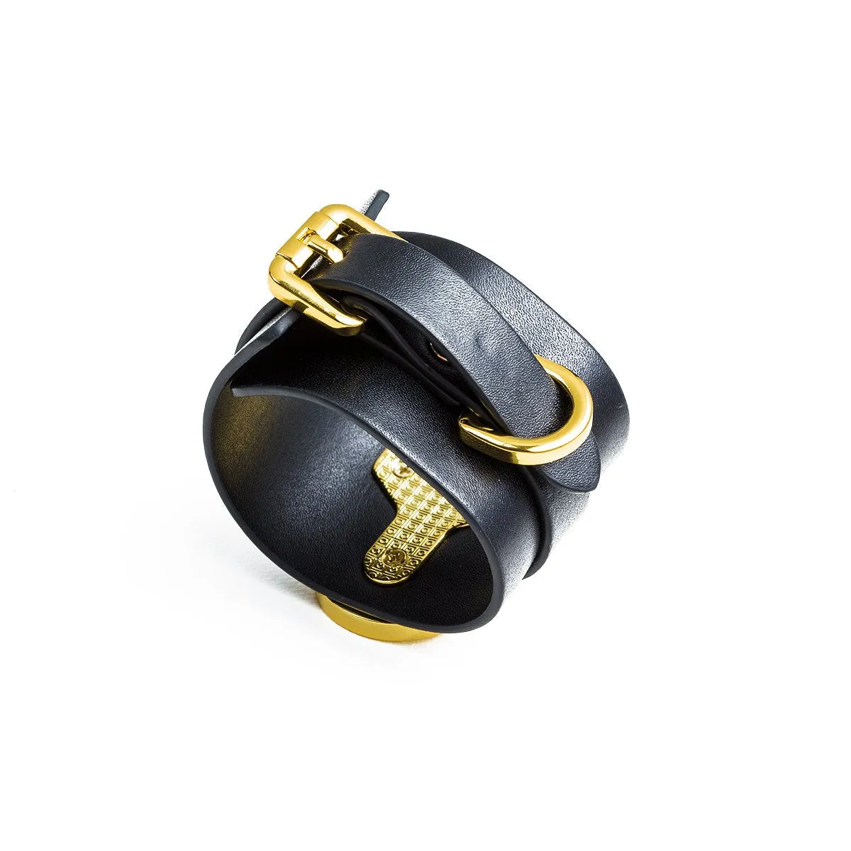 Luxury Italian Leather Spreader Bar, Handcuffs, and Ankle Cuffs Set by UPKO
