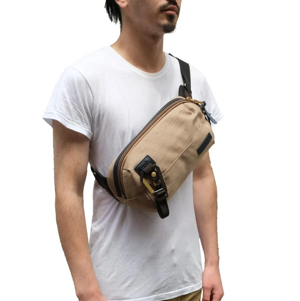 Master-piece "Link" Shoulder Bag (Beige)