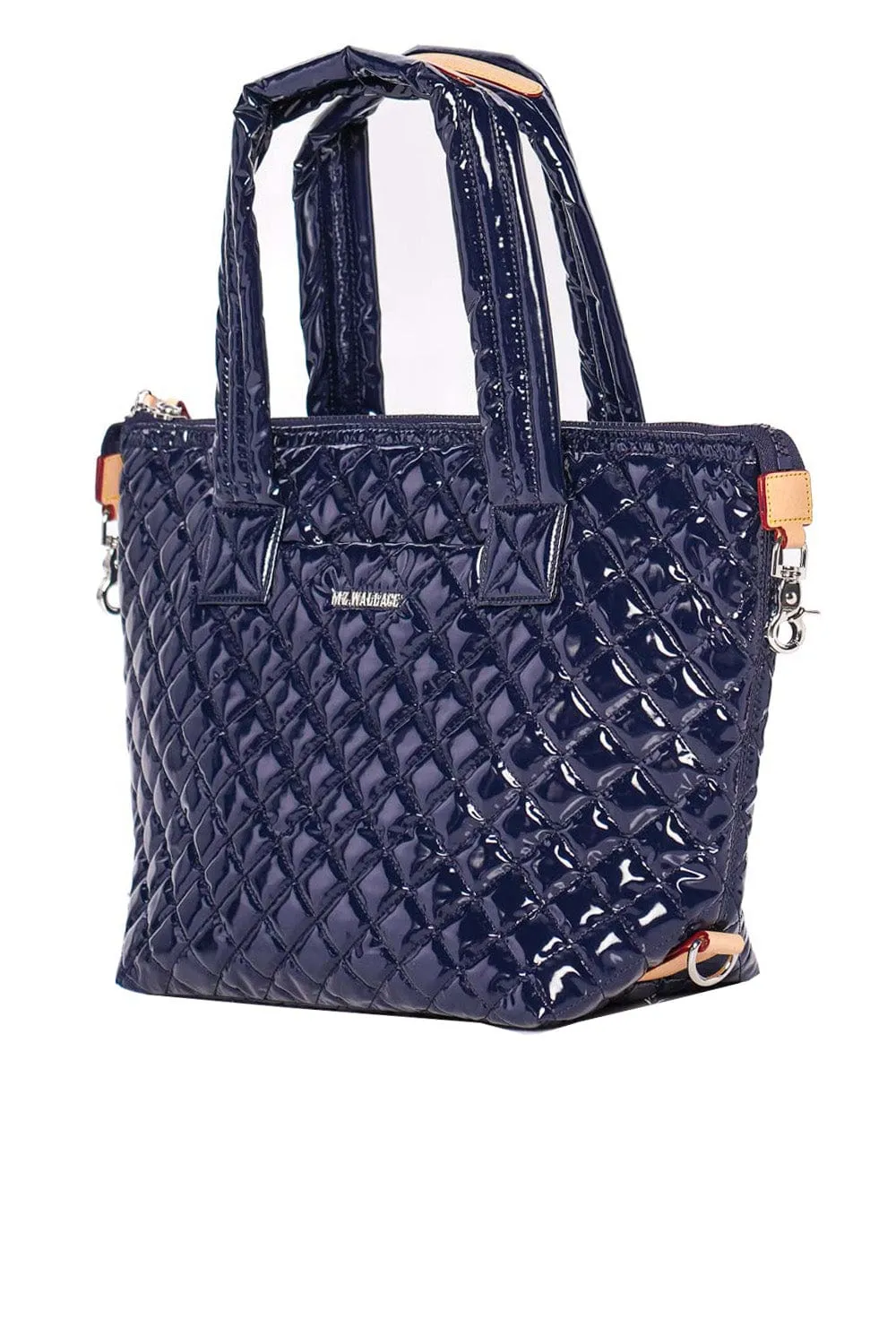 Medium Sutton Deluxe Navy Lacquer Tote