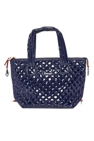 Medium Sutton Deluxe Navy Lacquer Tote
