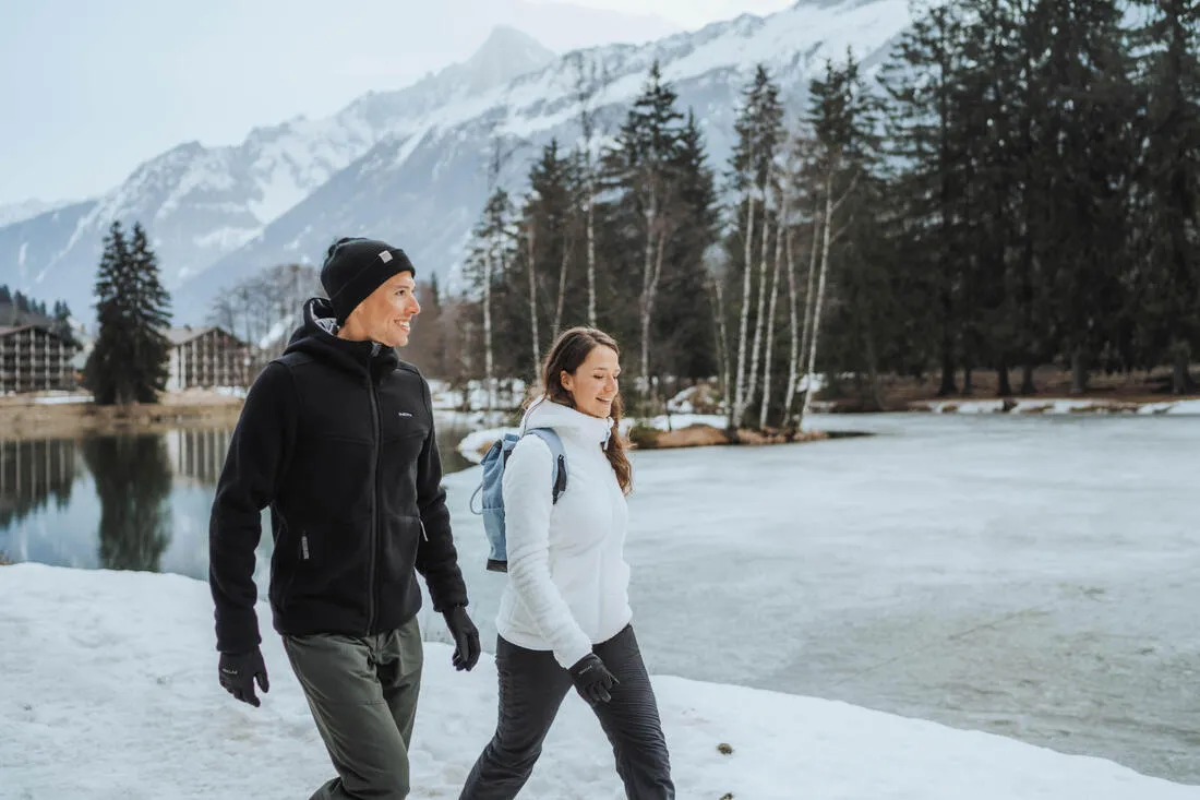Men's Warm Fleece Hiking Jacket - SH100 ULTRA-WARM