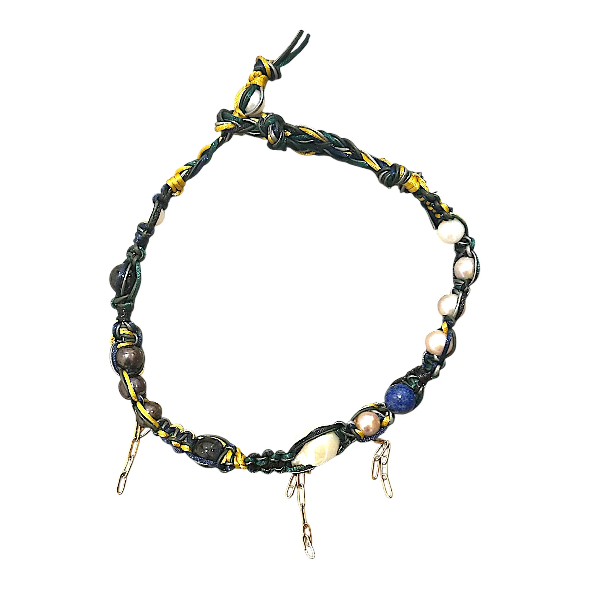 MIDNIGHT SKY BAROQUE PEARL ROCKER CHOKER