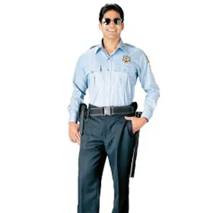 MilSpec Long Sleeve Uniform Shirt Light Blue