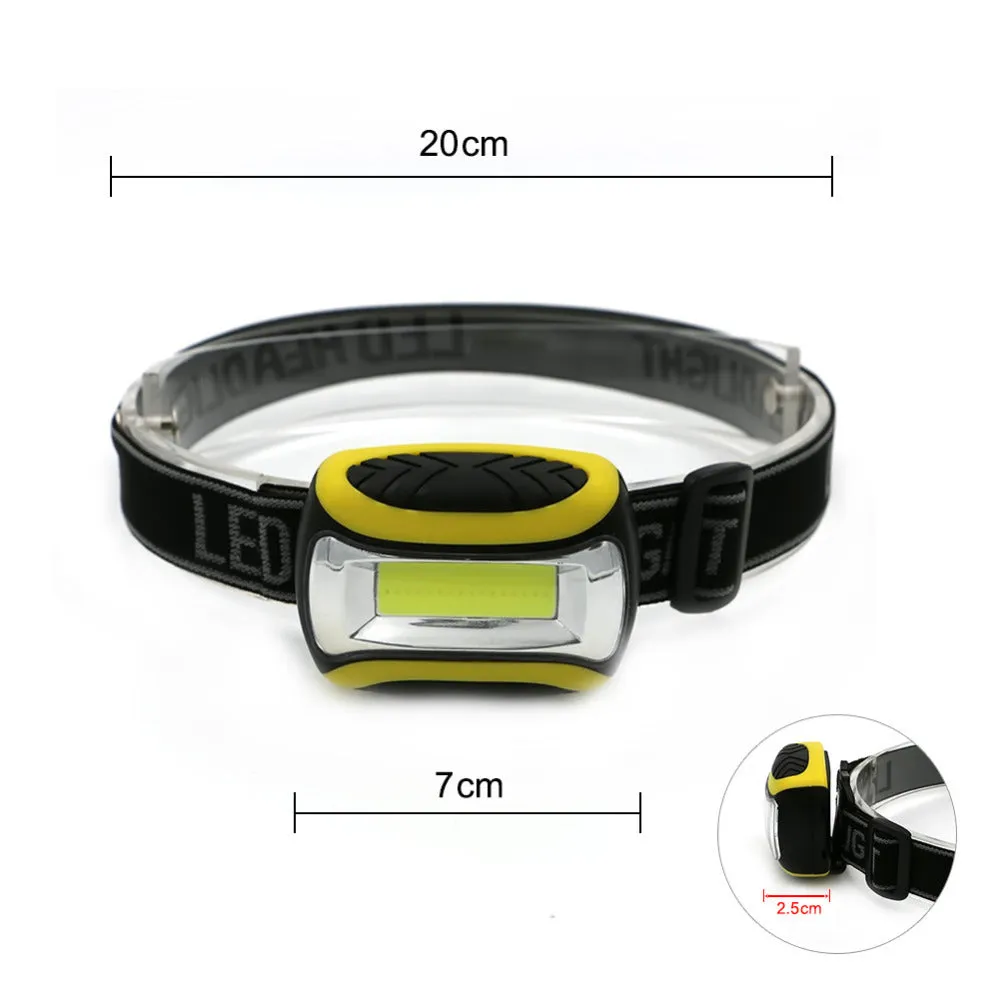 Mini Waterproof  Outdoor Headband LED Flashlight