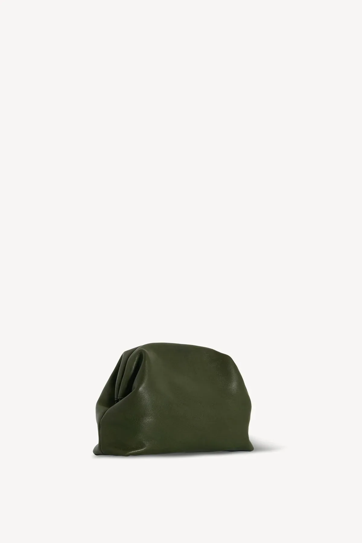 Mira Clutch in Leather - Moss