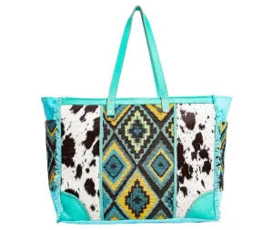 Myra Bag Tonga Ridge Weekender Bag in Turquoise