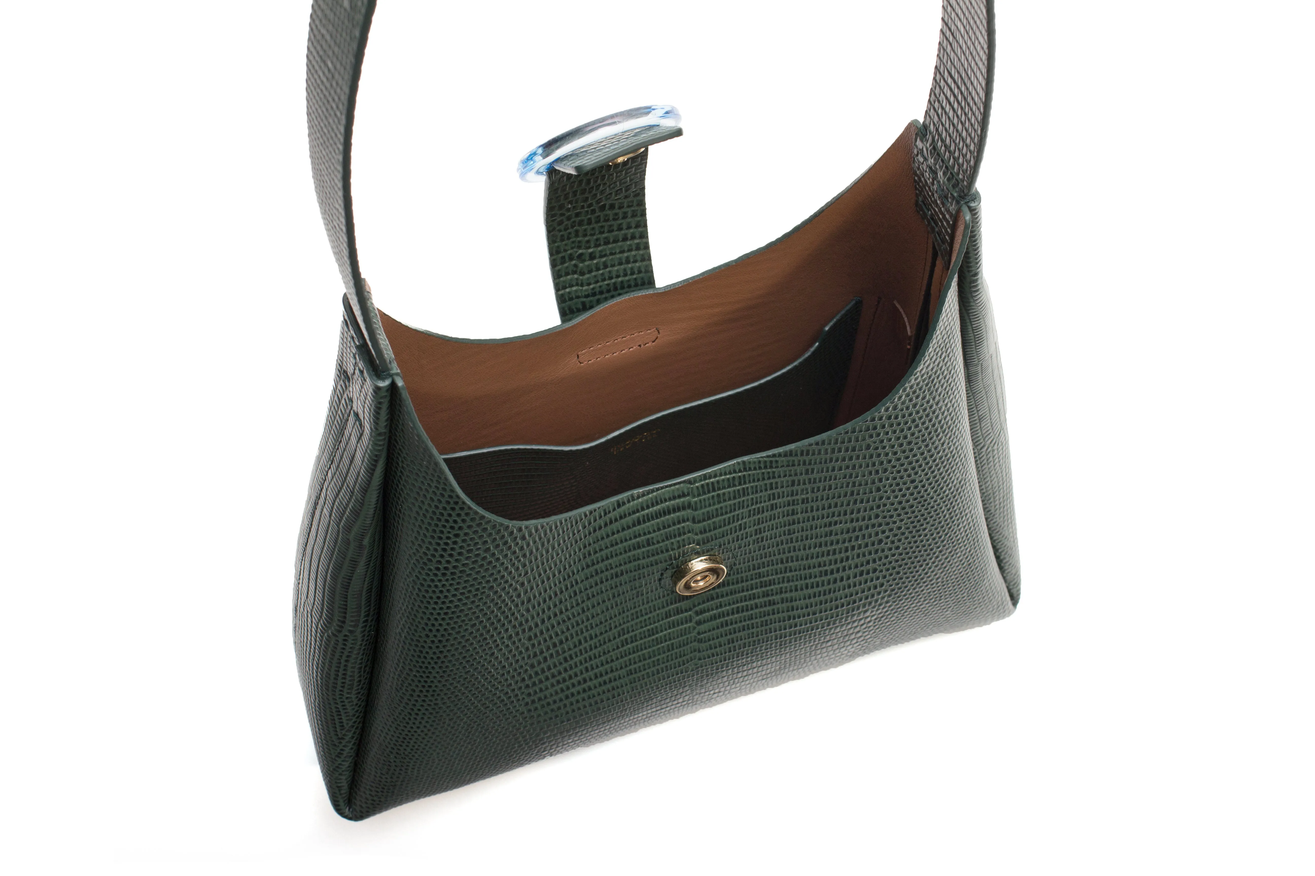 Nº53 Plis Tote - Pine Lizard