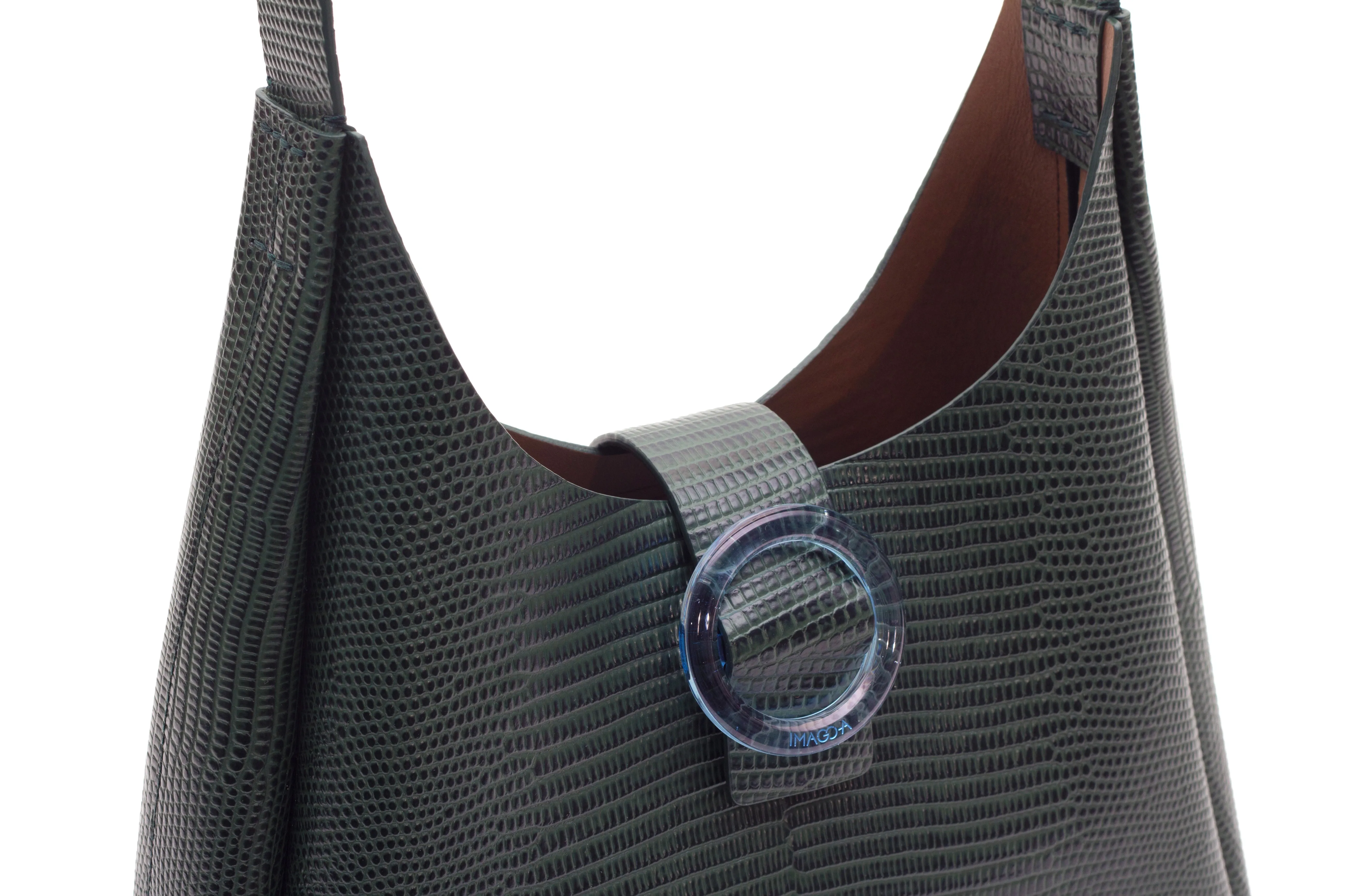Nº53 Plis Tote - Pine Lizard