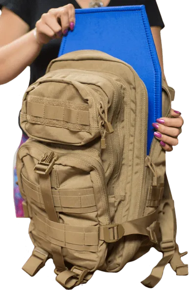 NIJ IIIA Bulletproof Large Backpack Insert / Panel (for large packs, bags, etc.)