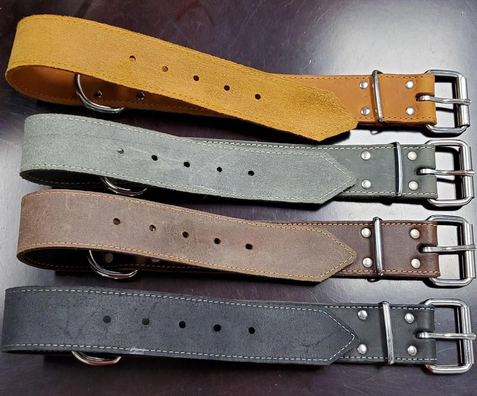 Nubuck Soft Leather Collars
