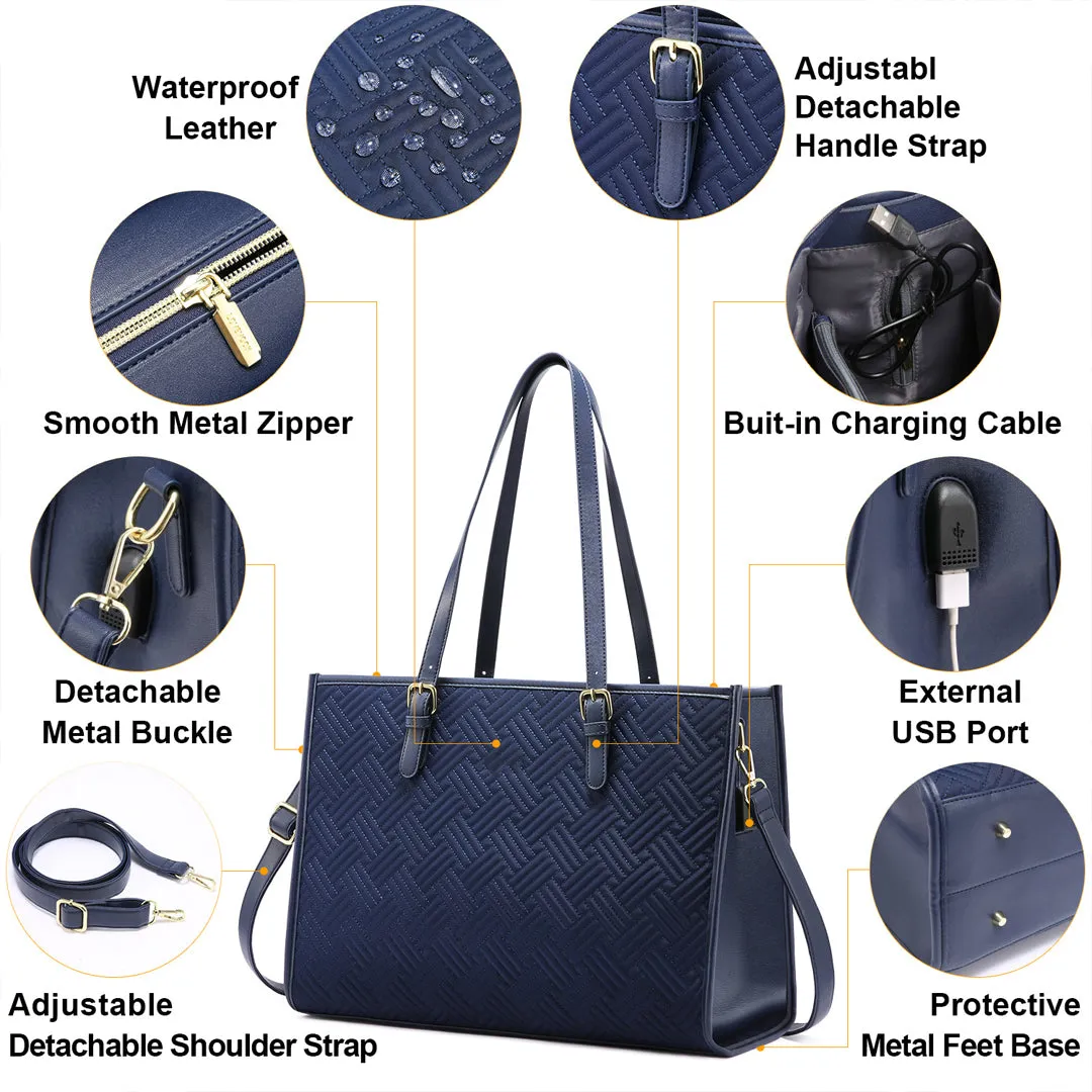 Olivia Leather Tote