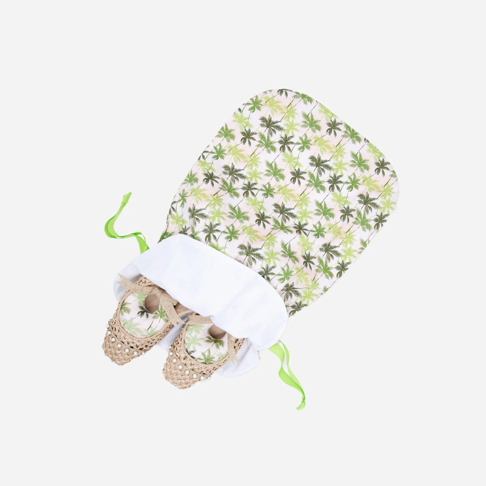 Palm Paradise Shoe Bag by Titilola Sogunro