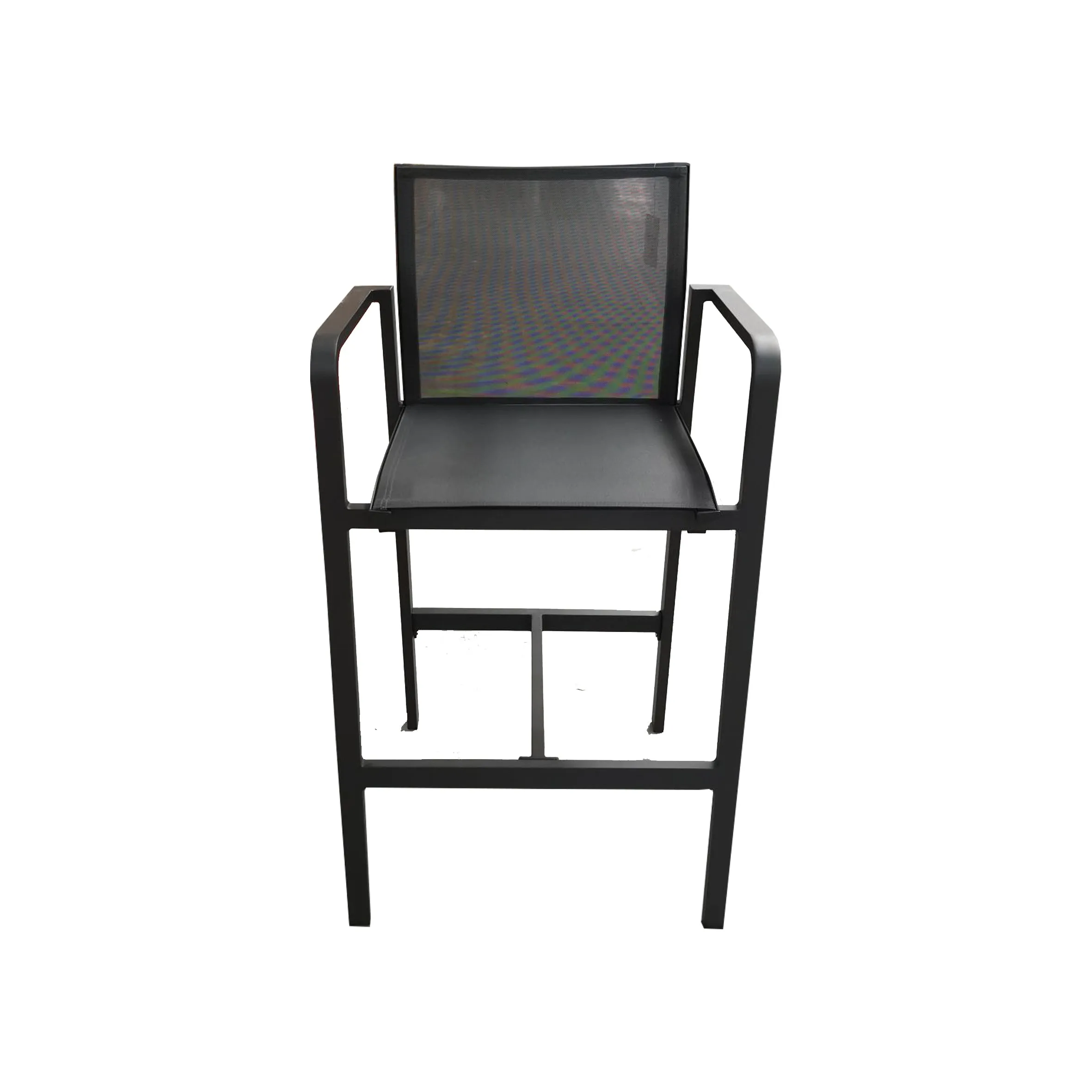Park Outdoor Bar Chair - Charcoal