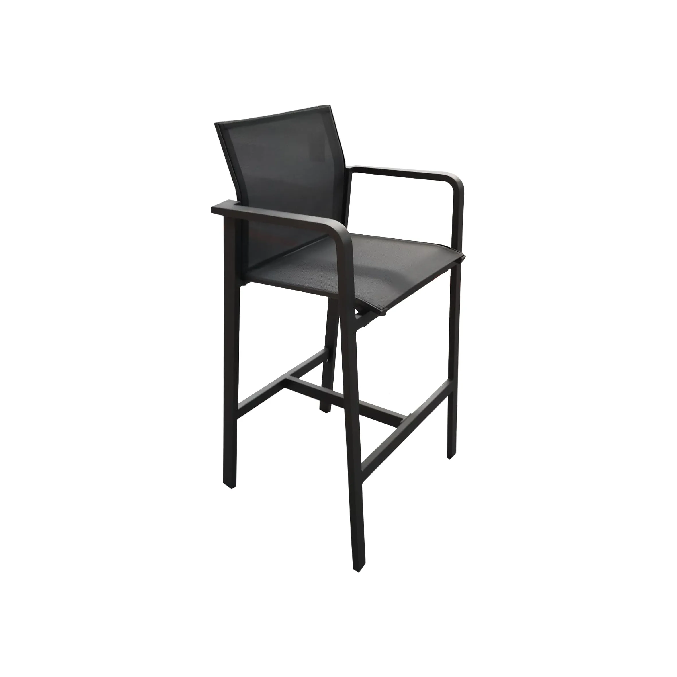 Park Outdoor Bar Chair - Charcoal