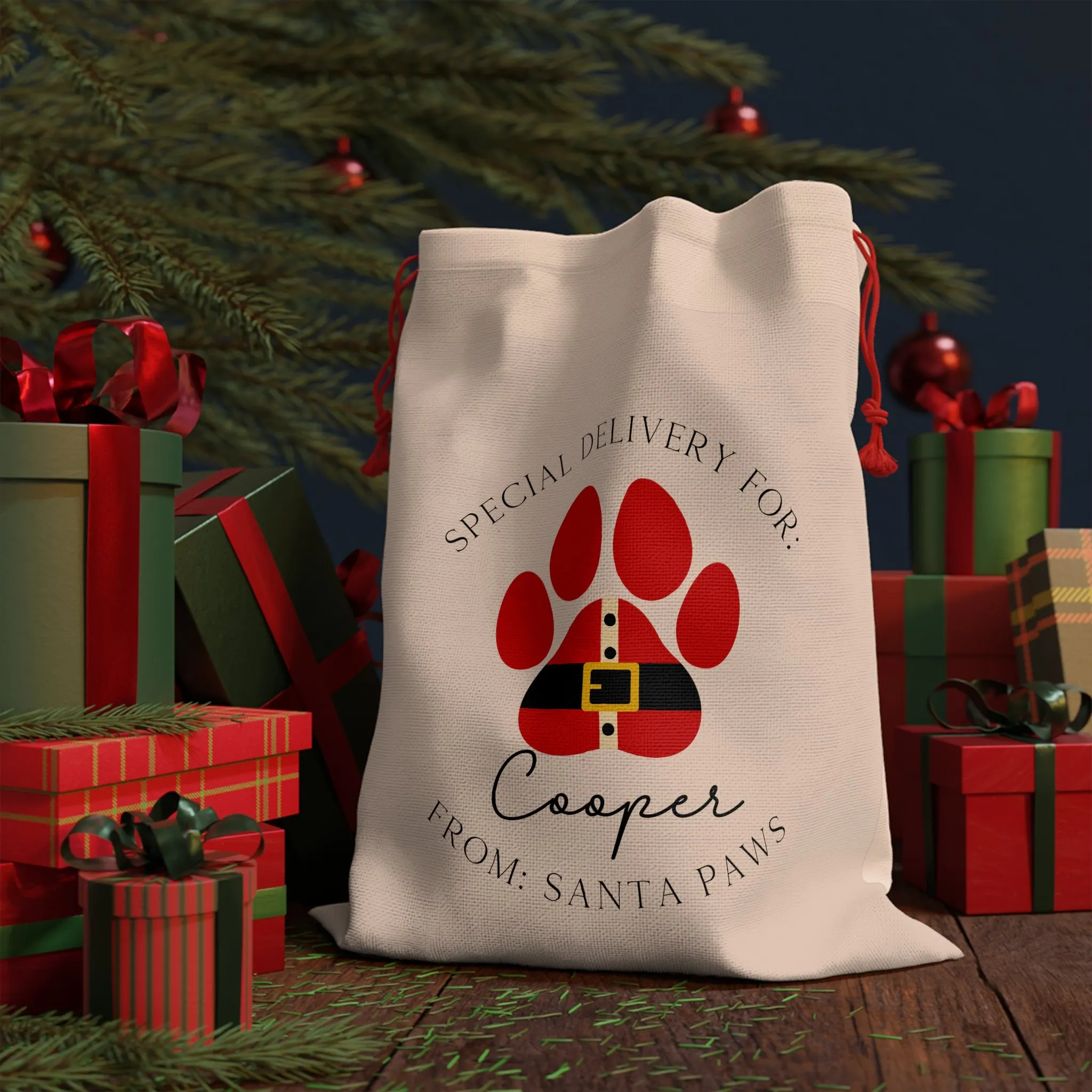 Personalized Christmas Sack For Dogs