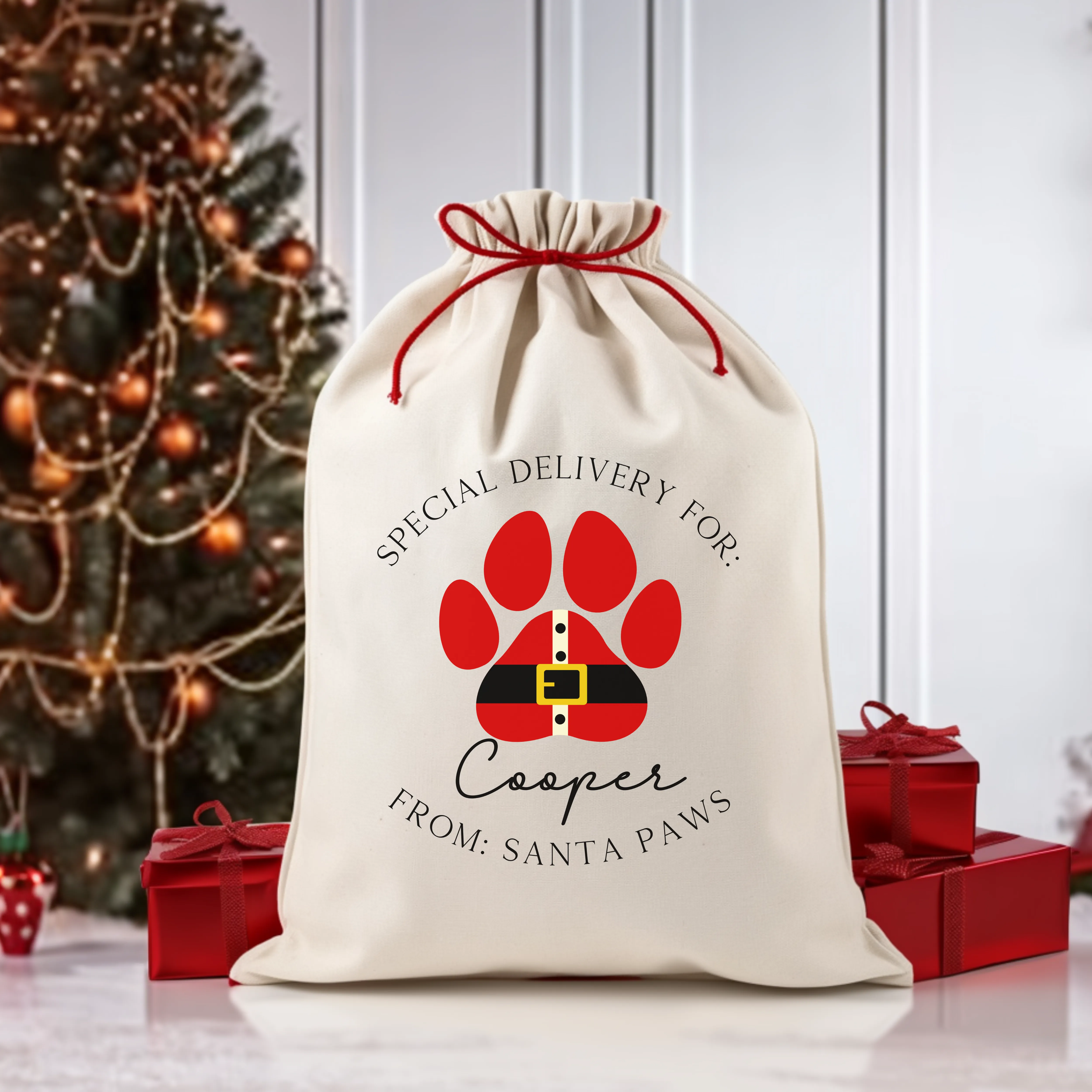 Personalized Christmas Sack For Dogs