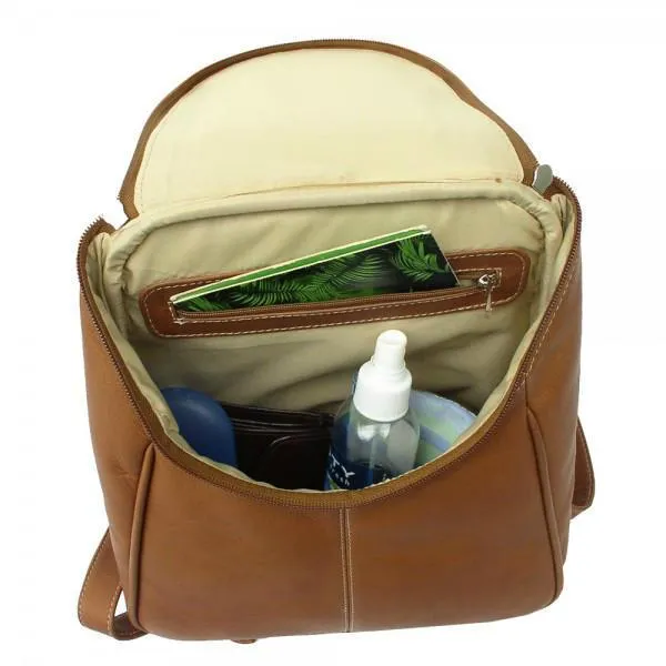 Piel Leather U-Zip Backpack