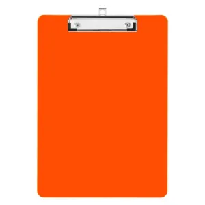Plastic Clipboard with Low Profile Clip Long