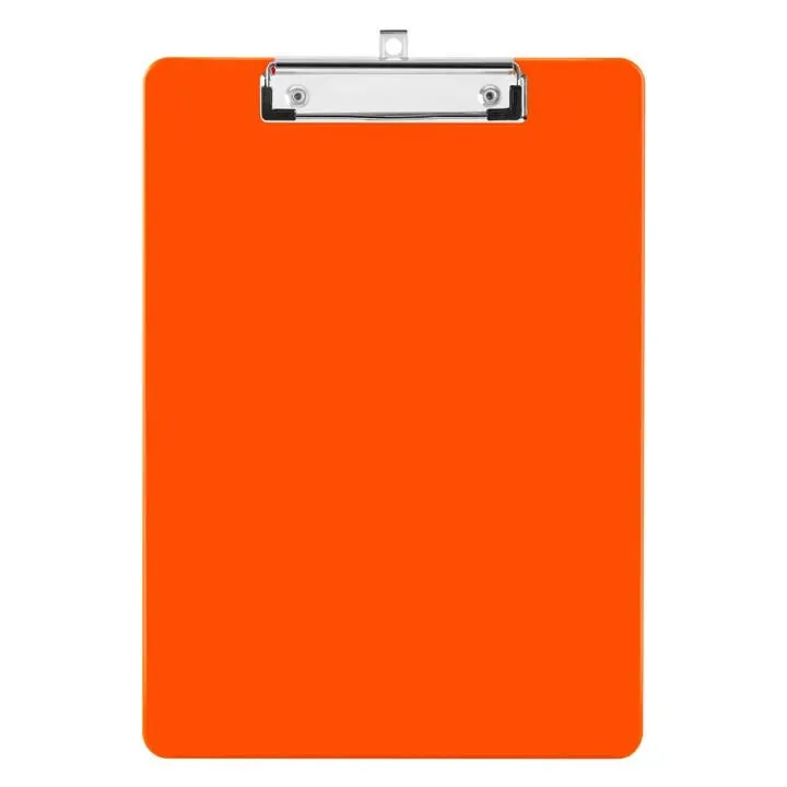Plastic Clipboard with Low Profile Clip Long