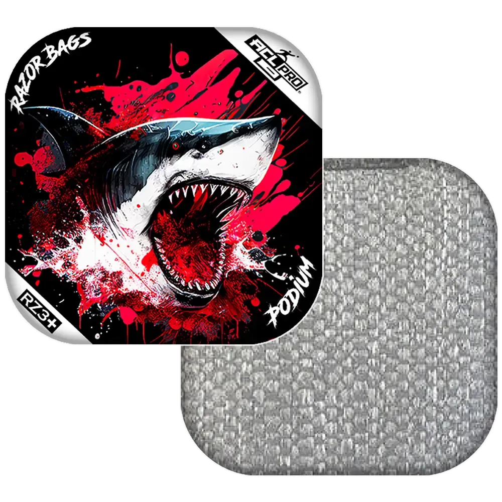 Podium | Shark Black Series | ACL PRO Razor Cornhole Bags