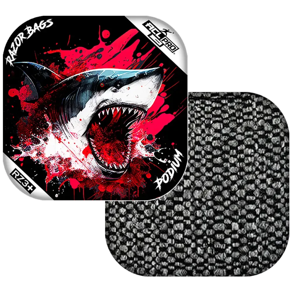 Podium | Shark Black Series | ACL PRO Razor Cornhole Bags