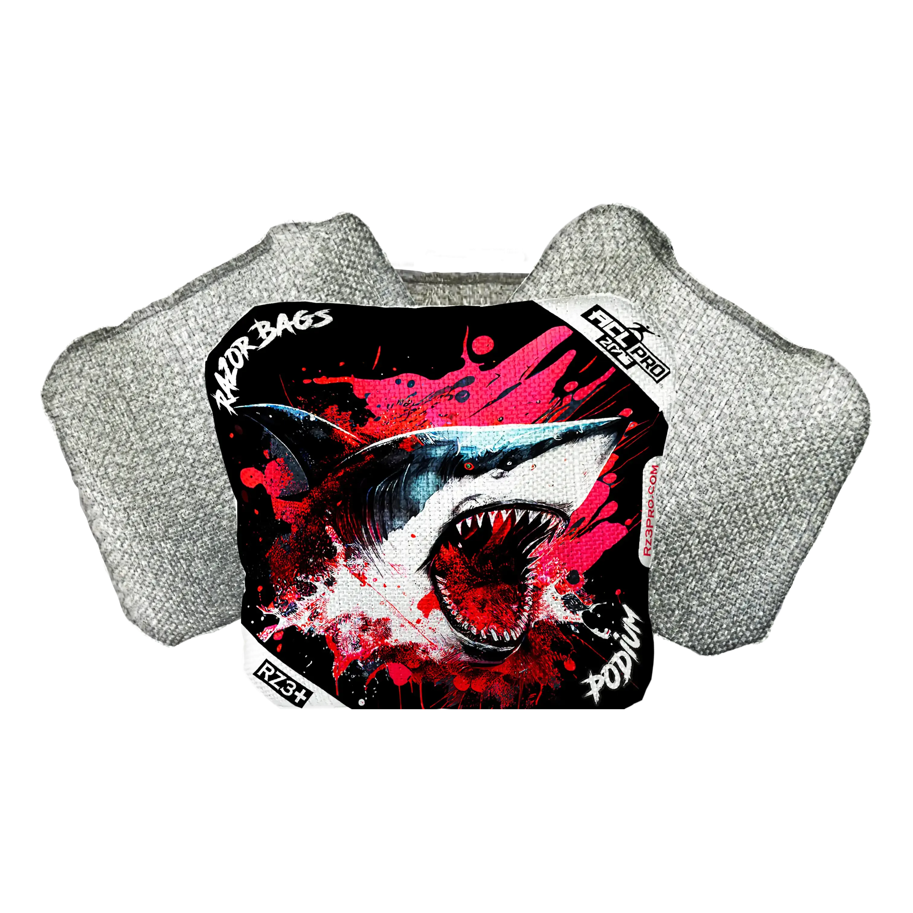 Podium | Shark Black Series | ACL PRO Razor Cornhole Bags