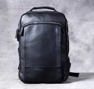 Premium Cowhide Leather Backpack - with Upgraded Design