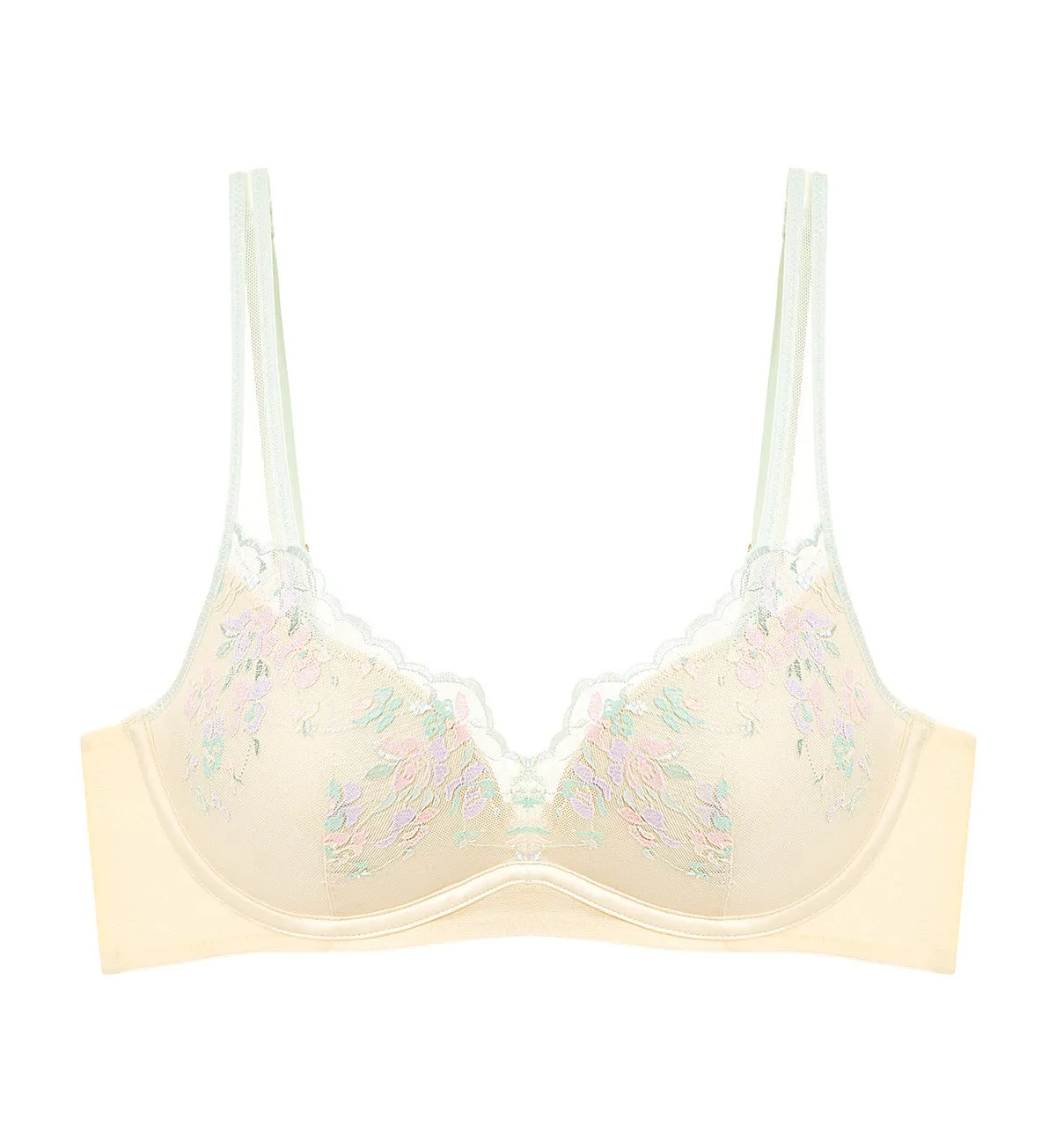 Premium Joy Non Wired Push Up Deep V Bra