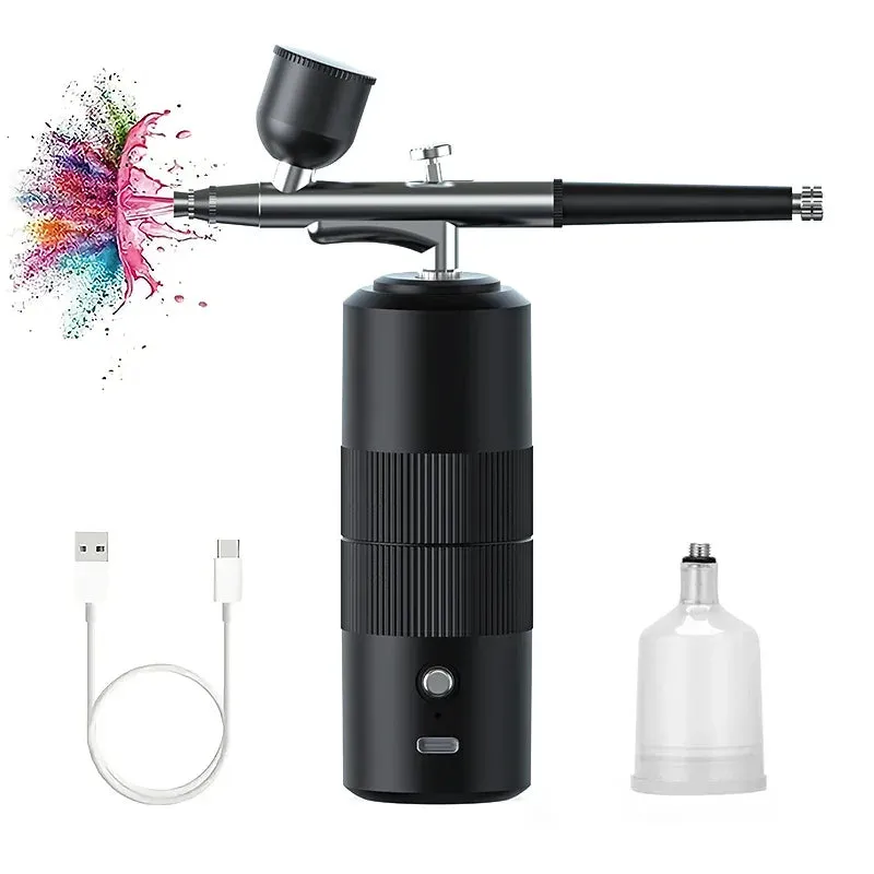 Professional Nail Art Painting USB Compressor, Disinfectant Fogger Machine, Sanitizer Sprayer. Electrostatic ULV Atomizer & Cordless Handheld Nano Steam Gun