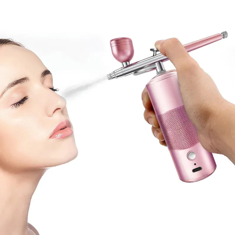 Professional Nail Art Painting USB Compressor, Disinfectant Fogger Machine, Sanitizer Sprayer. Electrostatic ULV Atomizer & Cordless Handheld Nano Steam Gun
