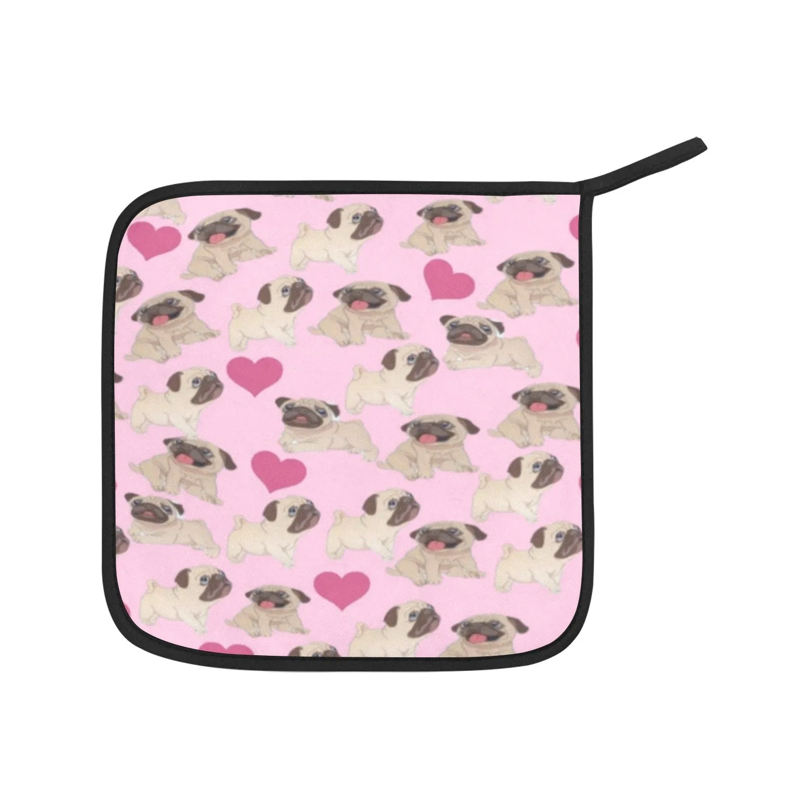 Pug Oven Mitts & Pot Holders (4 Piece Set)